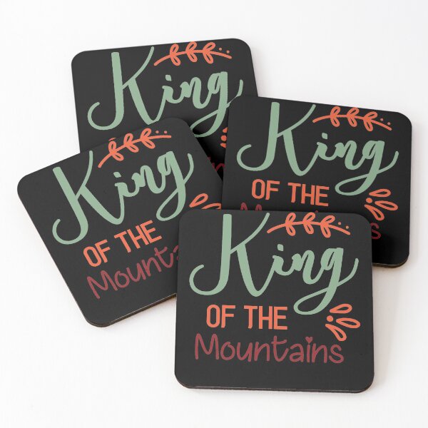 Item preview, King of The Mountain for Men That Love To Hike designed and sold by RoguePixel.
