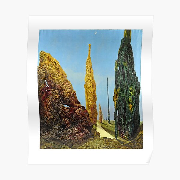 "Ernst Max Solitary and Conjugal Trees" Poster for Sale by VitageArt45