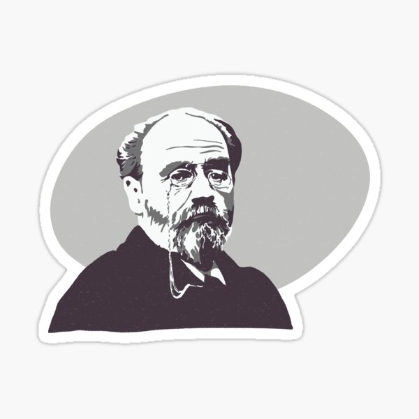 Emile Zola Sticker