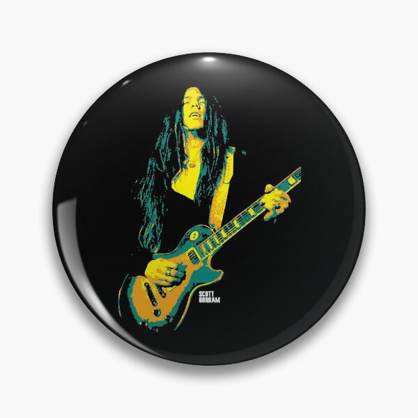 Item preview, Scott Gorham. William Scott Gorham. American guitarist and songwriter. twin lead guitarists.  Classi designed and sold by morrisbates.
