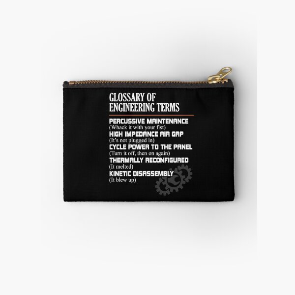 Item preview, Glossary of Engineering Terms Funny Engineer Definitions designed and sold by Dressed For  Duty.