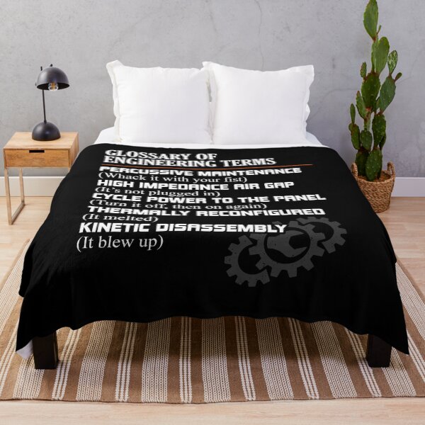Item preview, Glossary of Engineering Terms Funny Engineer Definitions designed and sold by Dressed For  Duty.