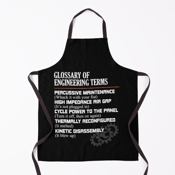 Item preview, Glossary of Engineering Terms Funny Engineer Definitions designed and sold by Dressed For Duty.