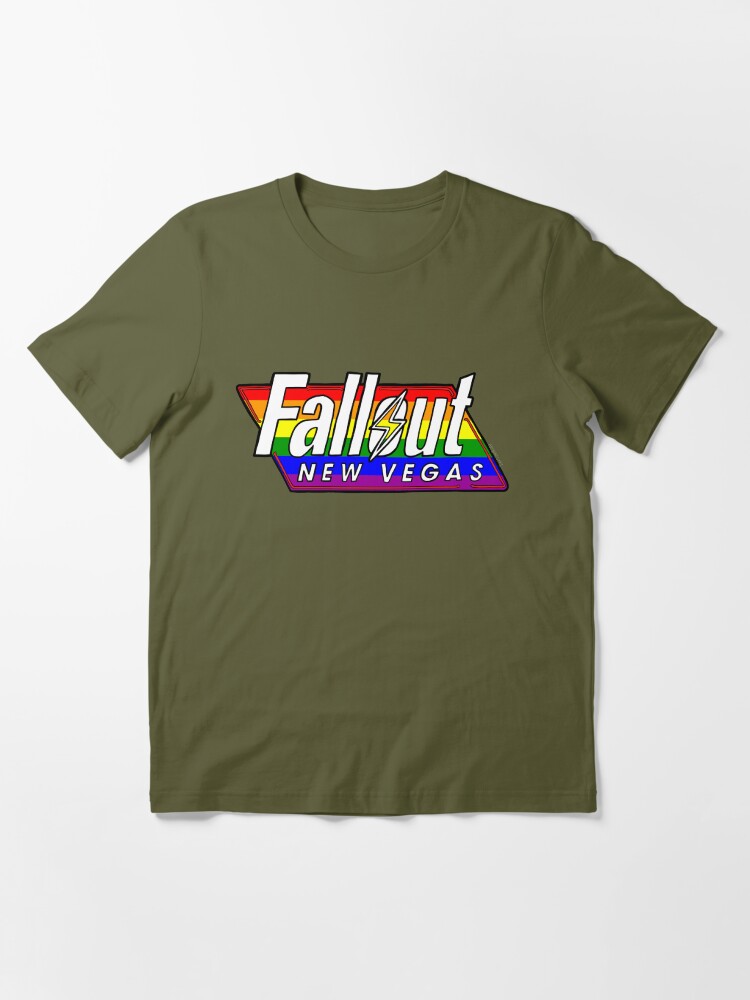 Fallout New Vegas Inspired Gay Pride Logo Essential T Shirt for Sale by Artbartcart Redbubble