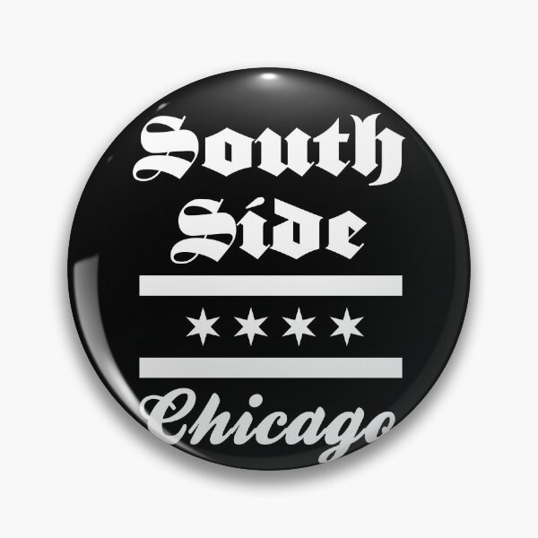 Item preview, Chicago South Side Flag Illinois USA Vintage Font designed and sold by SuperFreshArt.