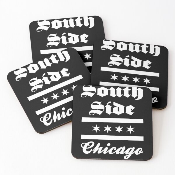 Item preview, Chicago South Side Flag Illinois USA Vintage Font designed and sold by SuperFreshArt.
