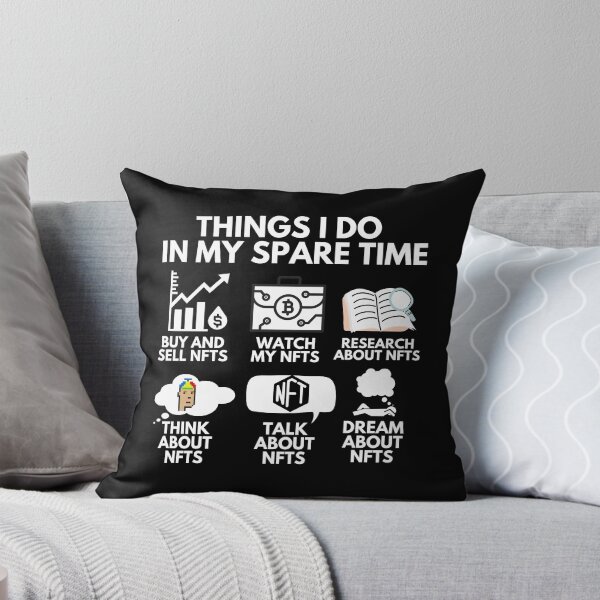 Item preview, Funny NFT Cryptocurrency Shirt - Things I Do In My Spare Time NFTs designed and sold by nft-millionaire.