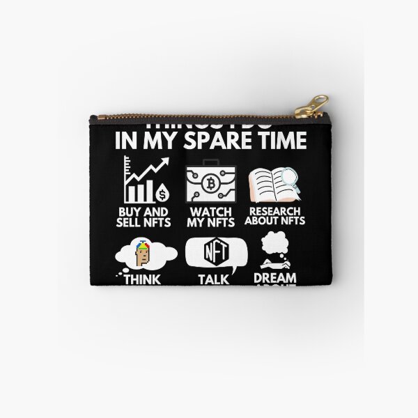 Item preview, Funny NFT Cryptocurrency Shirt - Things I Do In My Spare Time NFTs designed and sold by nft-millionaire.
