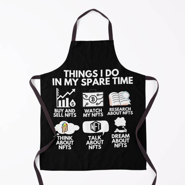 Item preview, Funny NFT Cryptocurrency Shirt - Things I Do In My Spare Time NFTs designed and sold by nft-millionaire.