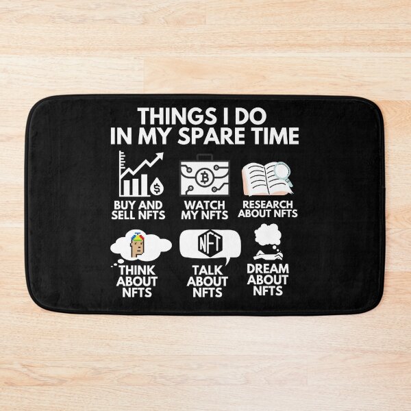 Item preview, Funny NFT Cryptocurrency Shirt - Things I Do In My Spare Time NFTs designed and sold by nft-millionaire.