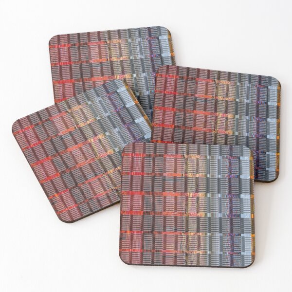 Item preview, Digital Urban Art, industrial coloured cells design designed and sold by NightRags.