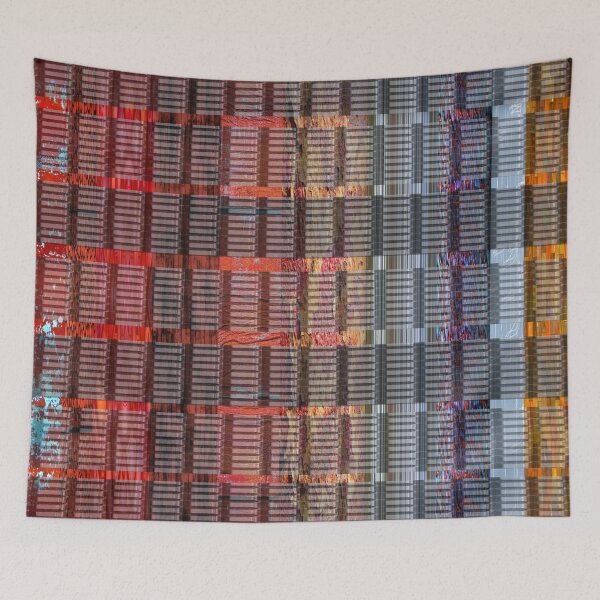 Item preview, Digital Urban Art, industrial coloured cells design designed and sold by NightRags.