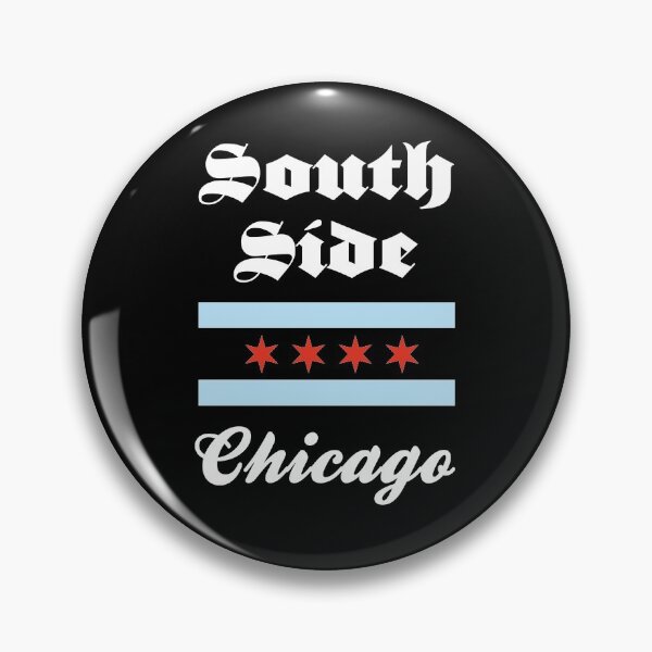 Item preview, Chicago South Side Flag Illinois USA Vintage Font designed and sold by SuperFreshArt.