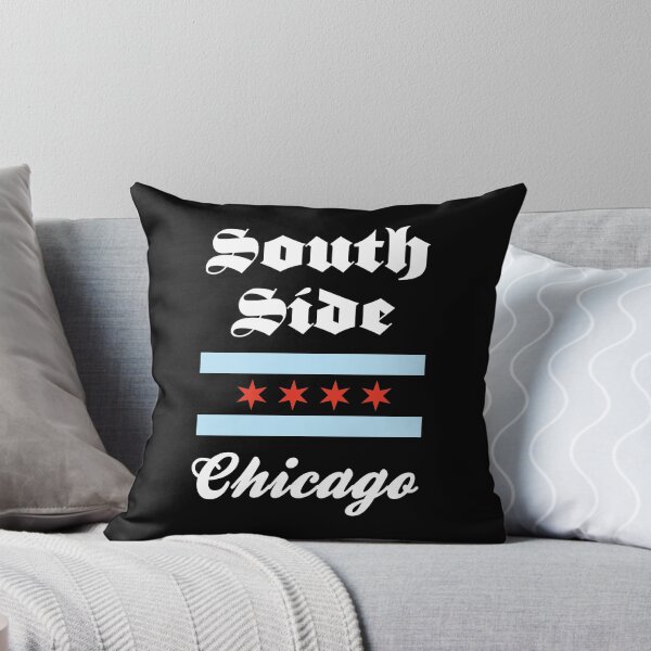 Item preview, Chicago South Side Flag Illinois USA Vintage Font designed and sold by SuperFreshArt.