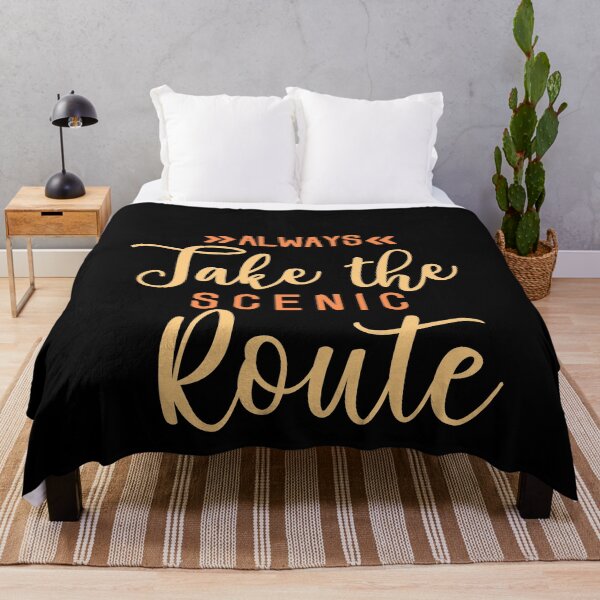 Item preview, Take the Scenic Route for Hikers Campers Outdoor designed and sold by RoguePixel.