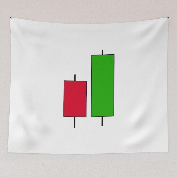 Item preview, bullish engoulfing candlestick pattern designed and sold by NoetherSym.