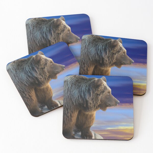 Item preview,   panoramic,panoramic wall art, panoramic canvas prints widescreen prints, wall posters, Tapestries,animals,Grizzly Bear wall art,Grizzly Bear artwork,Grizzly Bears,wild,Grizzly Bear art designed and sold by eyesight4vision.