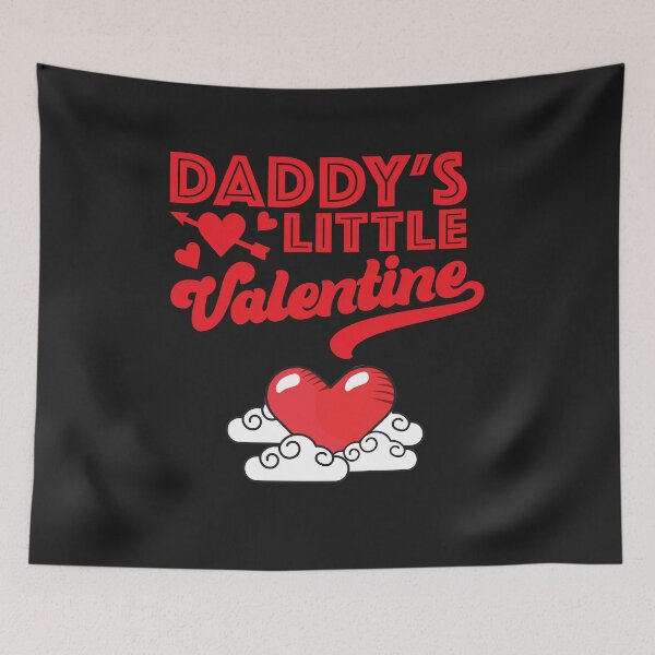 Item preview, Daddy's Little Valentine Happy Valentines Day 2022 Cute Gift designed and sold by BhavyaBathla.