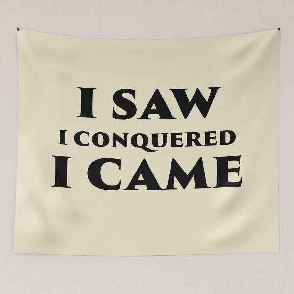 Item preview, I Saw I Conquered I Came designed and sold by philism.