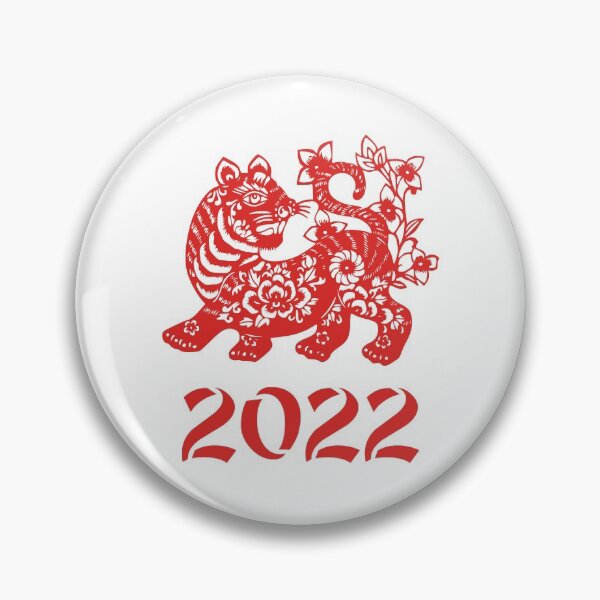 Item preview, Chinese red tiger for new year 2022 designed and sold by Byfab.