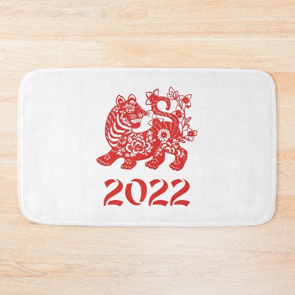 Item preview, Chinese red tiger for new year 2022 designed and sold by Byfab.