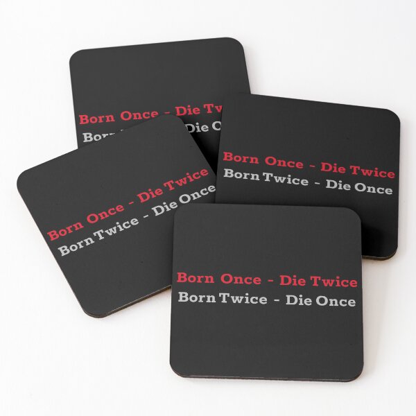 Item preview, Born ones die twice born twice die once in red and gray designed and sold by EverLifeApparel.