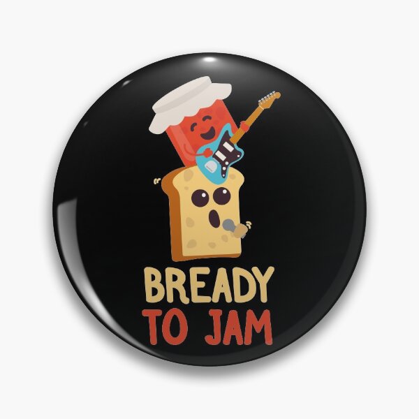 Item preview, Bready to Jam | Sandwich Puns | Funny Birthday Gift Ideas designed and sold by Fluffy-Vectors.