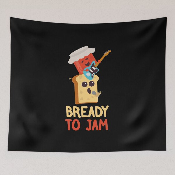 Item preview, Bready to Jam | Sandwich Puns | Funny Birthday Gift Ideas designed and sold by Fluffy-Vectors.