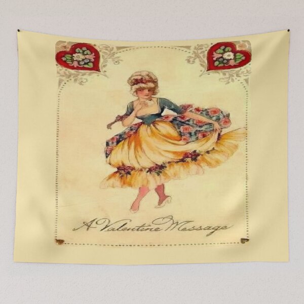 Item preview, Vintage Valentine Message designed and sold by SaraValor.