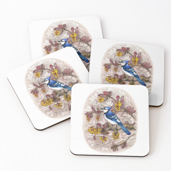 Item preview, Bird in the thicket of barberry designed and sold by GreenMandarine.