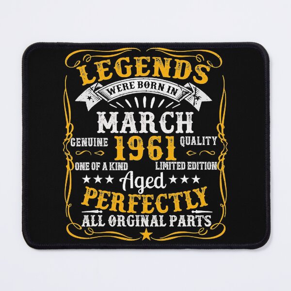 Item preview, Classic Legend Born In 1961 Man Myth 61st Bday Decorations designed and sold by RudyAlba.