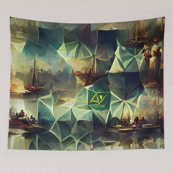 Item preview, Geometric Pattern and Sea Exploration designed and sold by Arkneer.