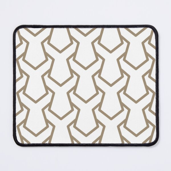Item preview, Brown and White Tessellation Line Pattern 11 Pairs DE 2022 Trending Color Tuscan Mosaic DE6208 designed and sold by ColorOfTheYears.