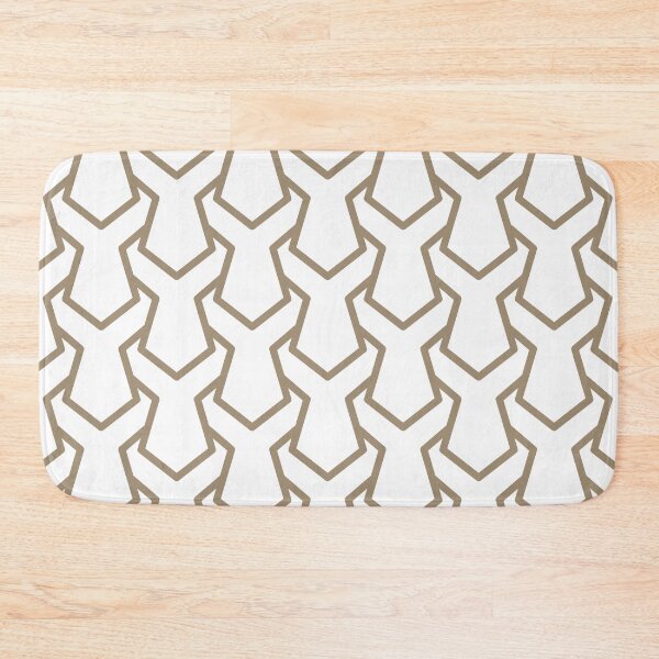 Item preview, Brown and White Tessellation Line Pattern 11 Pairs DE 2022 Trending Color Tuscan Mosaic DE6208 designed and sold by ColorOfTheYears.