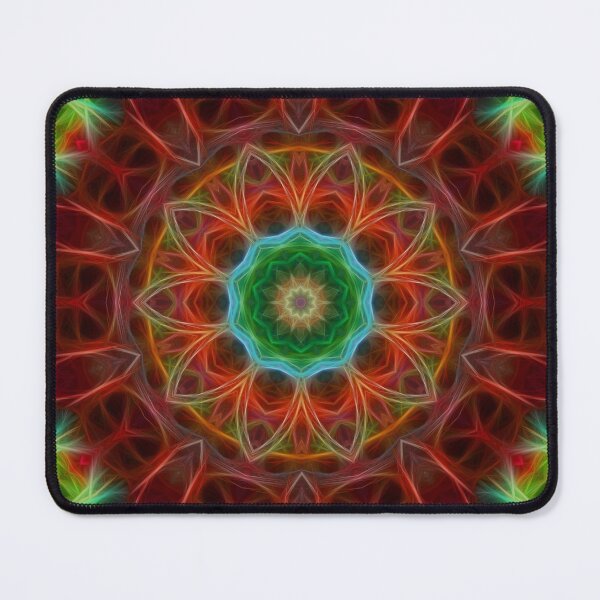 Item preview, Red Green Kaleidoscope 318 designed and sold by bloomingvine.