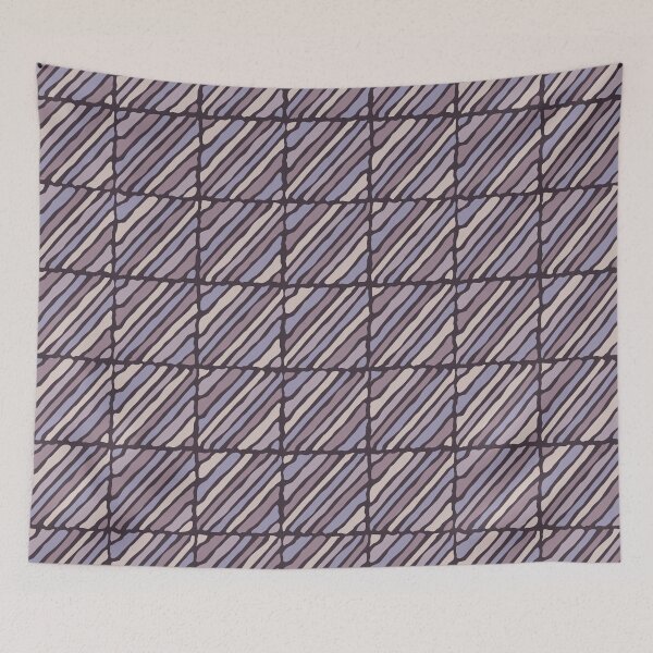 Item preview, Blocks and lines (deep purple and lilac) designed and sold by lents.
