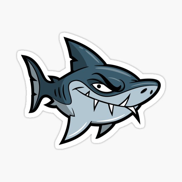 Artikel-Vorschau von Verrückter Comic Shark Charakter, designt und verkauft von Fitzillo.