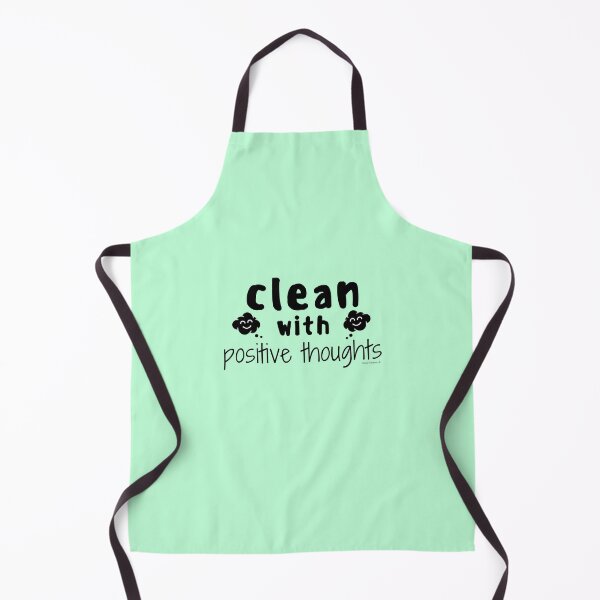 Item preview, Clean with Positive Thoughts Inspirational Housekeeping designed and sold by SavvyCleaner.
