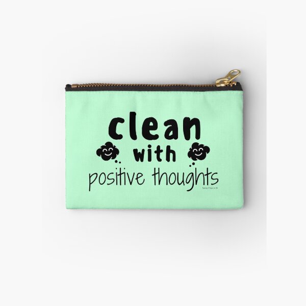 Item preview, Clean with Positive Thoughts Inspirational Housekeeping designed and sold by SavvyCleaner.