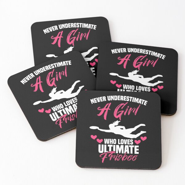 Item preview, Never Underestimate A Girl For An Ultimate Frisbee Handler designed and sold by Nessshirts.