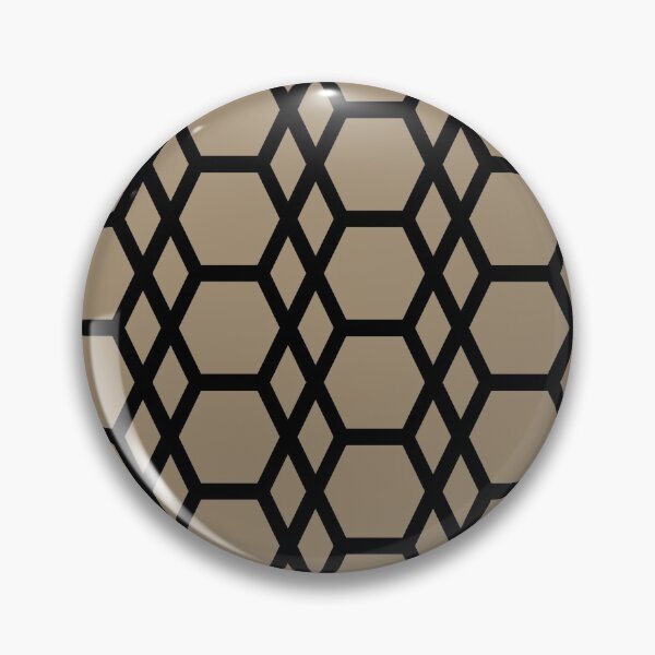 Item preview, Black and Brown Tessellation Line Pattern 13 Pairs DE 2022 Trending Color Tuscan Mosaic DE6208 designed and sold by ColorOfTheYears.