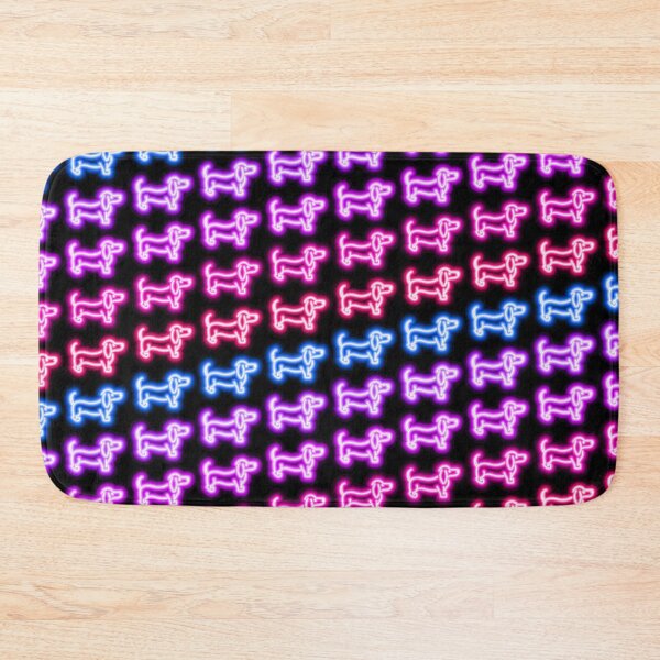 Item preview, Neon dog pattern designed and sold by ToTheCore.