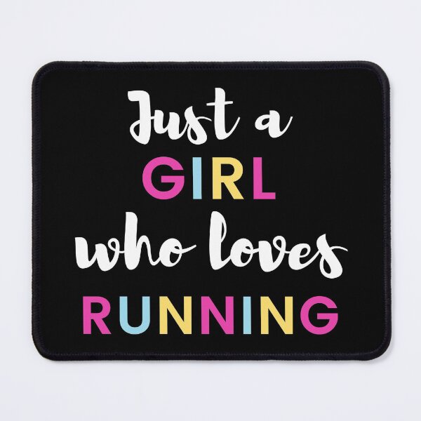 Item preview, Just a girl who loves running designed and sold by TheGreenGoat.