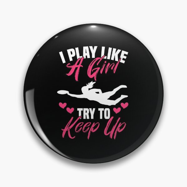 Item preview, I Play Like A Girl Try To Keep Up Ultimate Frisbee Handler designed and sold by Nessshirts.