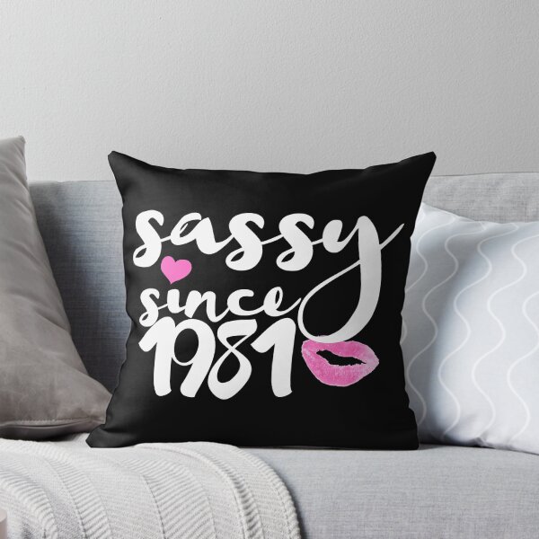 Item preview, Sassy Since 1981, 41th Birthday Gift, 41th Birthday Shirt, Born 1981 designed and sold by Airmilly Store.