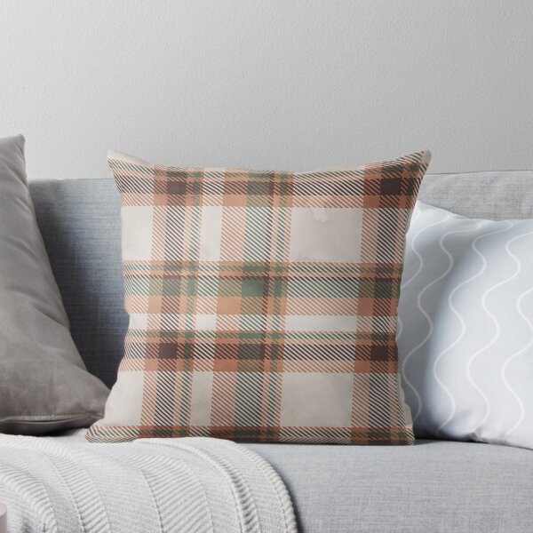 Item preview, Aspen Flannel Gray Orange designed and sold by storyboxdesigns.