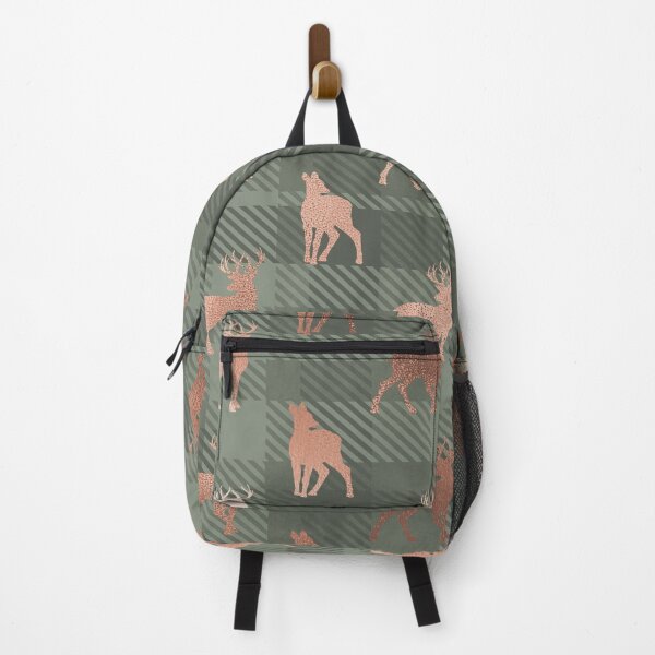 Item preview, Aspen Flannel Green Deer designed and sold by storyboxdesigns.