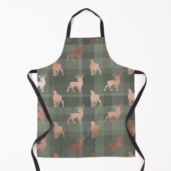 Item preview, Aspen Flannel Green Deer designed and sold by storyboxdesigns.