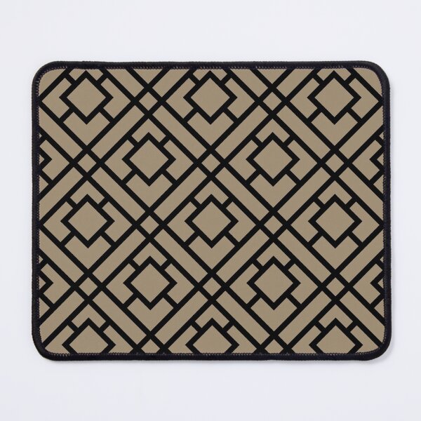 Item preview, Black and Brown Tessellation Line Pattern 24 Pairs DE 2022 Trending Color Tuscan Mosaic DE6208 designed and sold by ColorOfTheYears.