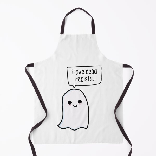 Item preview, i love dead racists. cute ghost. designed and sold by cute anarchist animals.